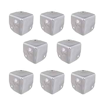 Amazon.co.jp: CUTOOP 8個入り角金具亜鉛メッキツールボックス